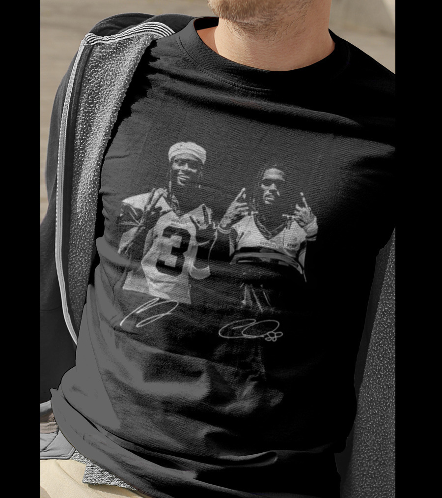George Pickens And Ceedee Lamb Dallas Football American Signature Graphic T-Shirt