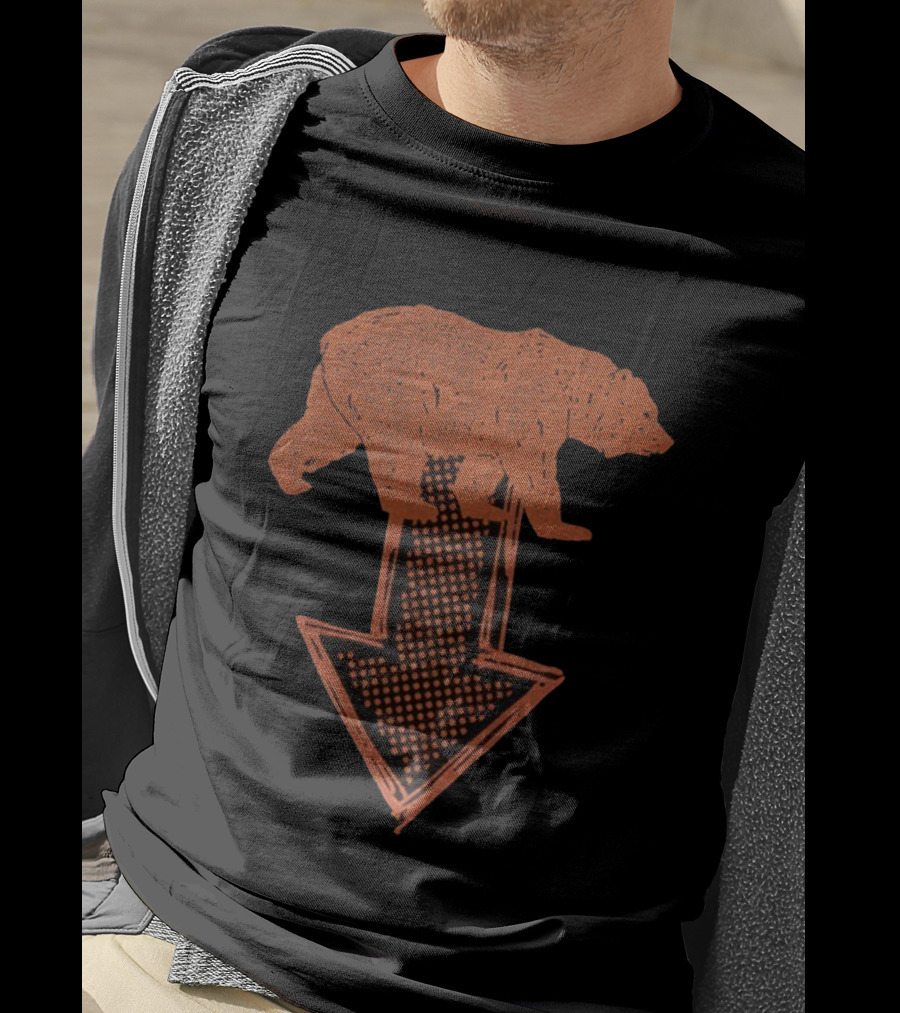 Da Bears Bear Down Chicago Bears Football NFL 2025 Bold Arrow Logo T-Shirt