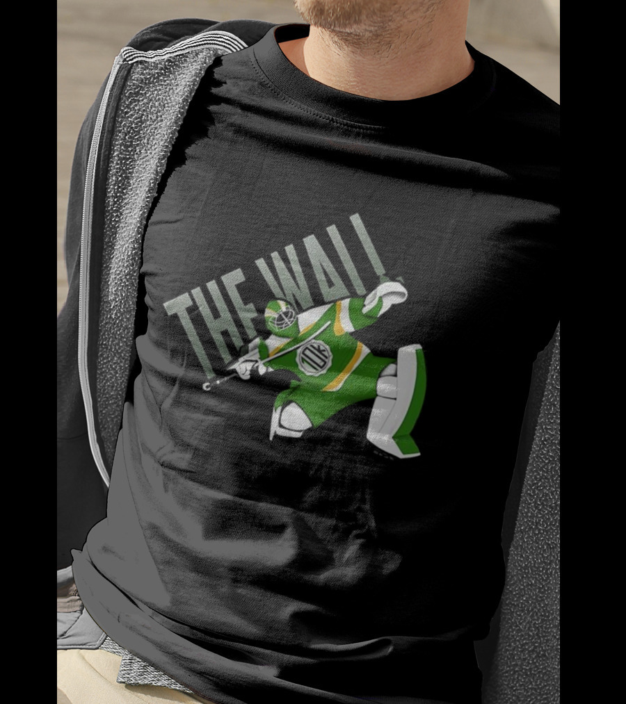 Jesper Wallstedt The Wall Minnesota Wild Goalie T-Shirt