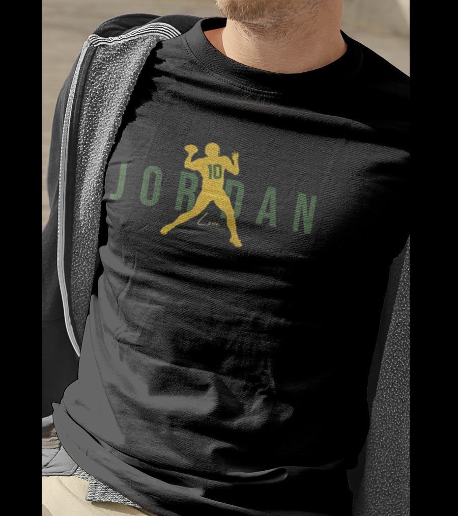 Jordan Love Air Quarterback 10 Green Bay Packers NFL Football Signature T-Shirt