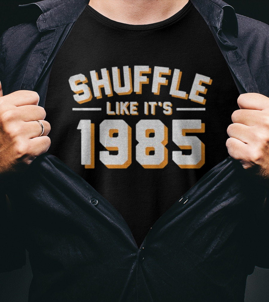 Shuffle Like It’s 1985 Chicago Bears Football NFL Champion Retro Style T-Shirt