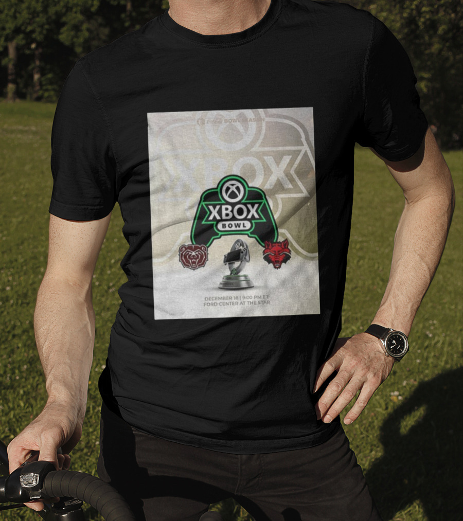 Xbox Bowl Missouri State Bears Vs Arkansas State Red Wolves Football 2025 December 18 Ford Center At The Star T-Shirt