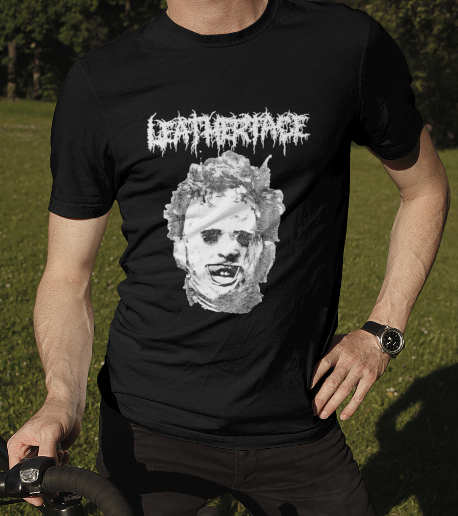 The Texas Chainsaw Massacre Metal Face Horror Icon Classic T-Shirt