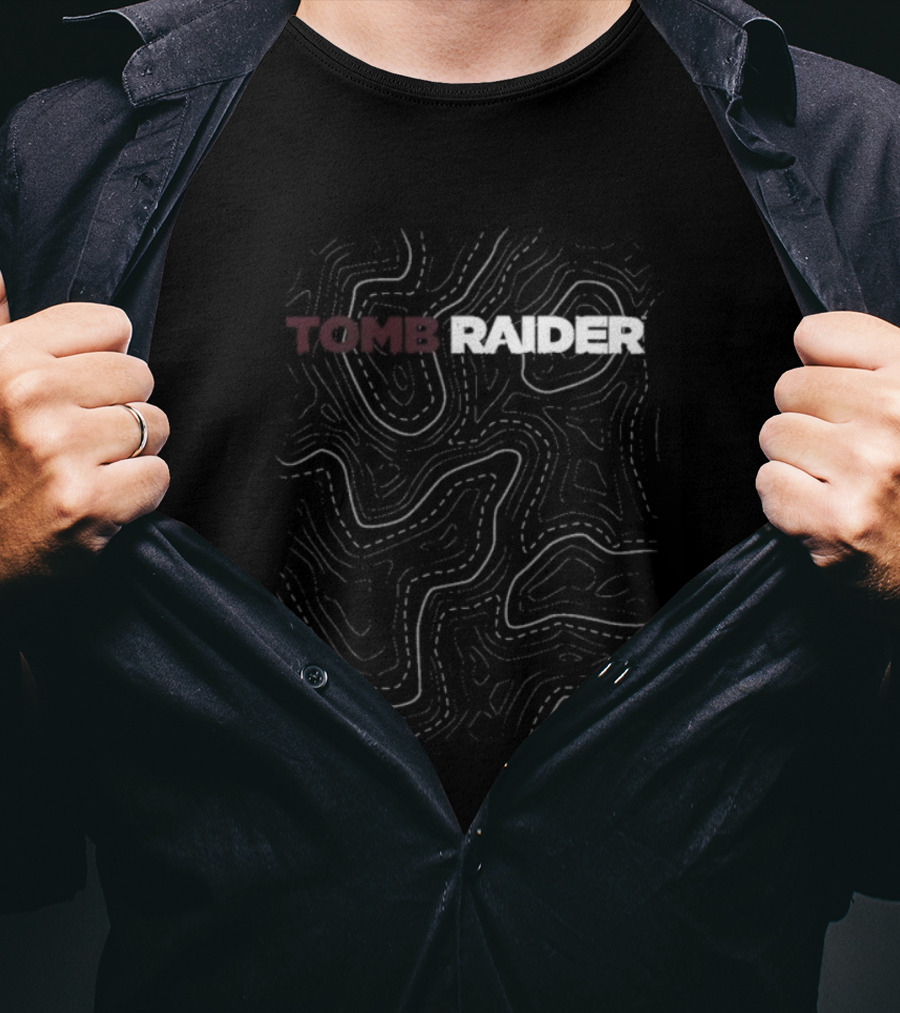 Tomb Raider Map Exploration Adventure T-Shirt