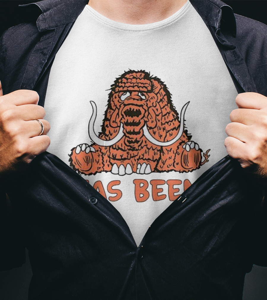 Has Been Never Was Blake Anderson Woolly Mammoth T-Shirt