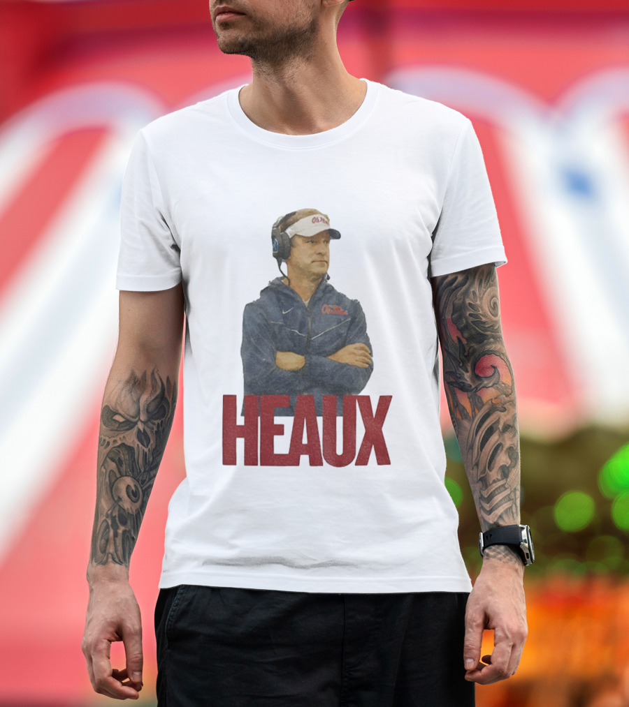 Ole Miss Rebels Lane Kiffin Heaux 2025 Football T-Shirt
