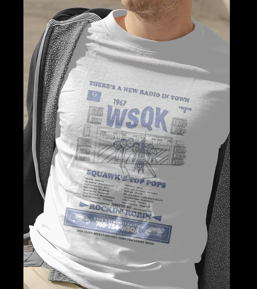 WSQK Radio Embracing A New Kind Of Sound With Rockin' Hits T-Shirt