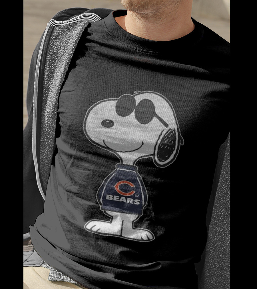 Peanut Snoopy Chicago Bears Football NFL 2025 T-Shirt