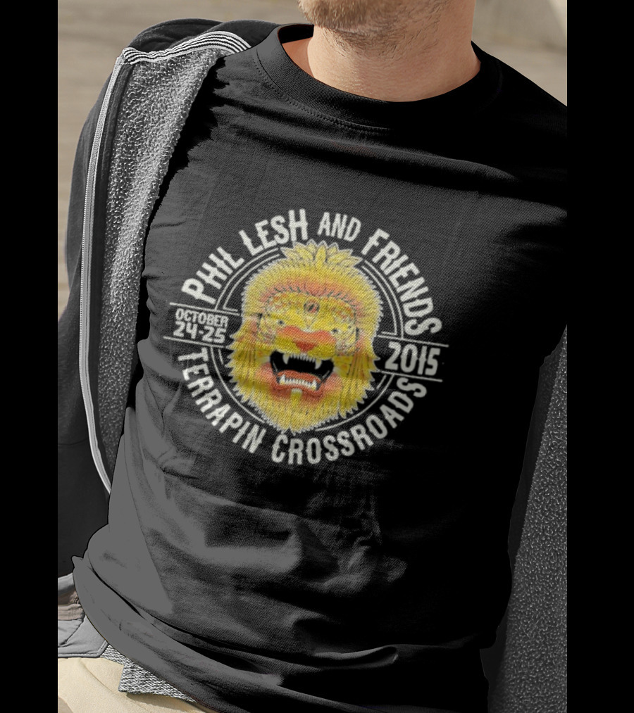 Phil Lesh And Friends Terrapin Crossroads 2015 Lion T-Shirt