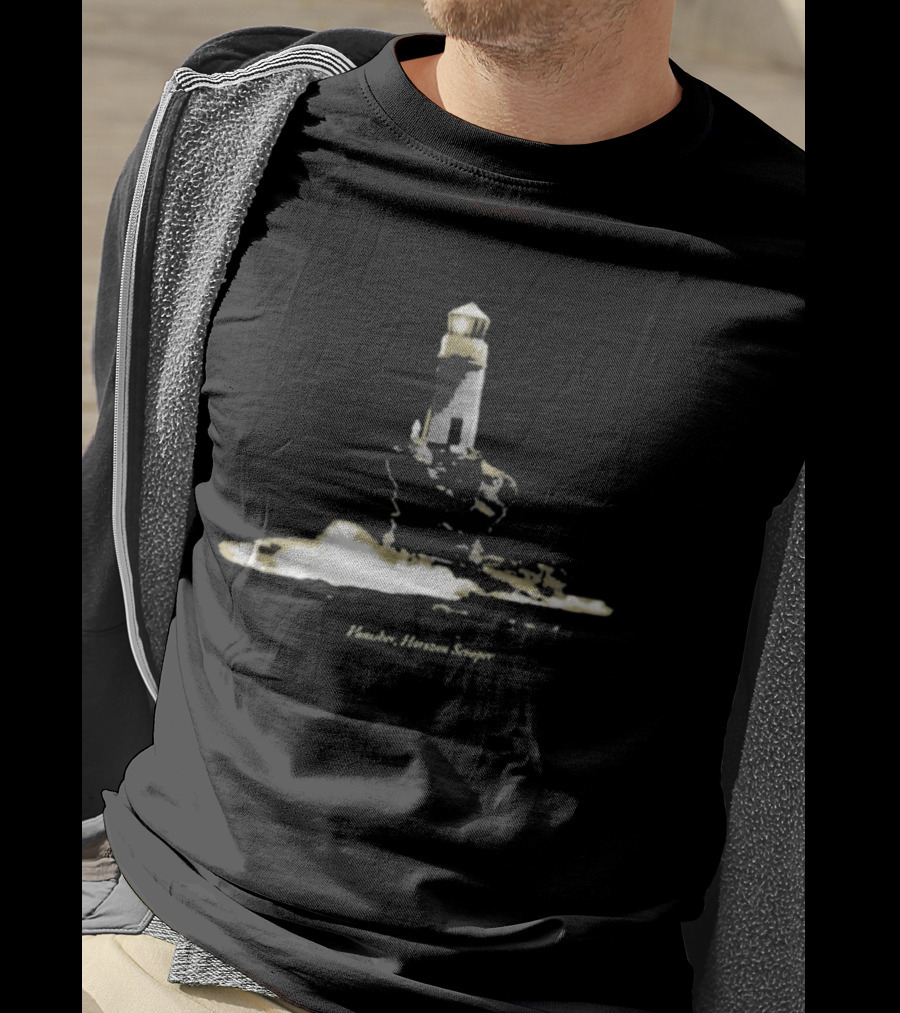 Quadeca Vanisber Lighthouse Horizon Scaper Ocean Scene T-Shirt