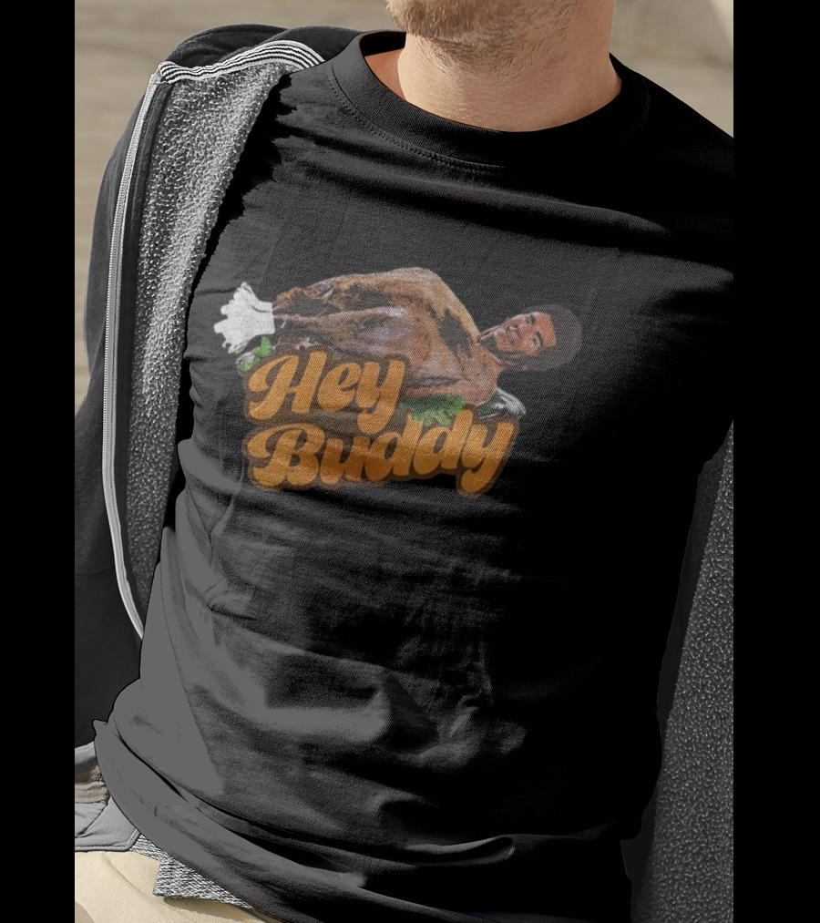 Seinfeld Hey Buddy Turkey Kramer 90s TV Thanksgiving T-Shirt