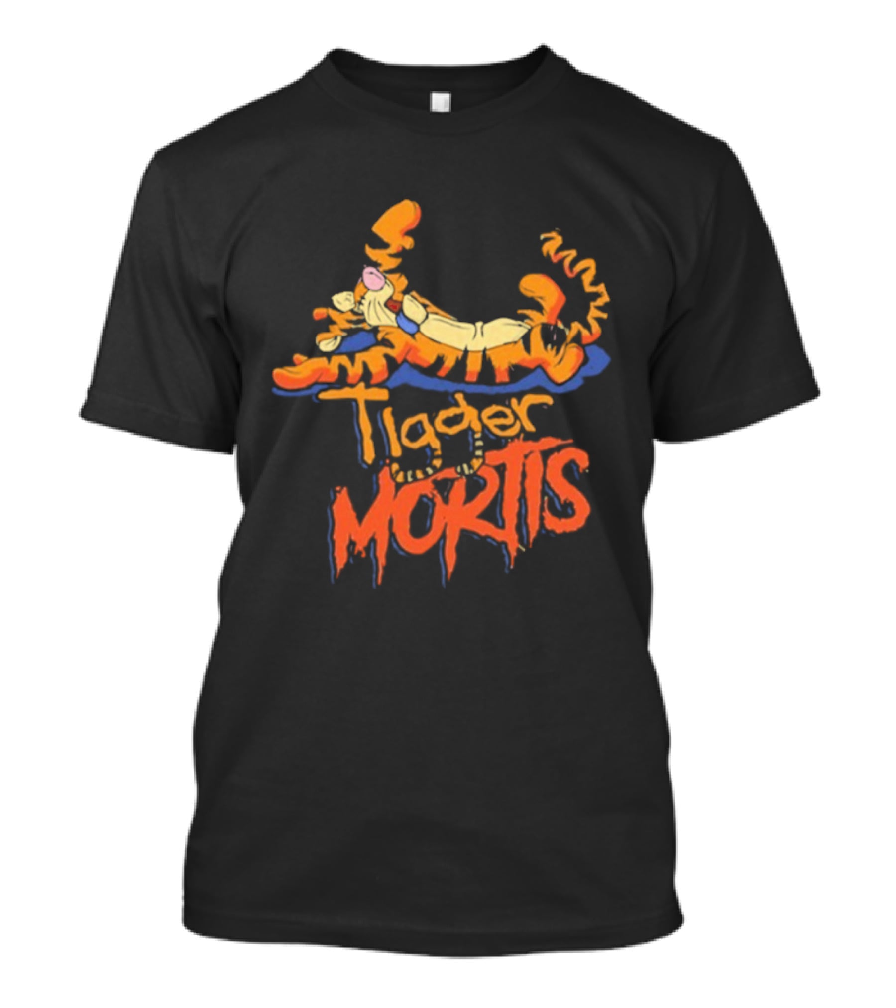Tigger Mortis Playful Cartoon Character Illustration T-Shirt