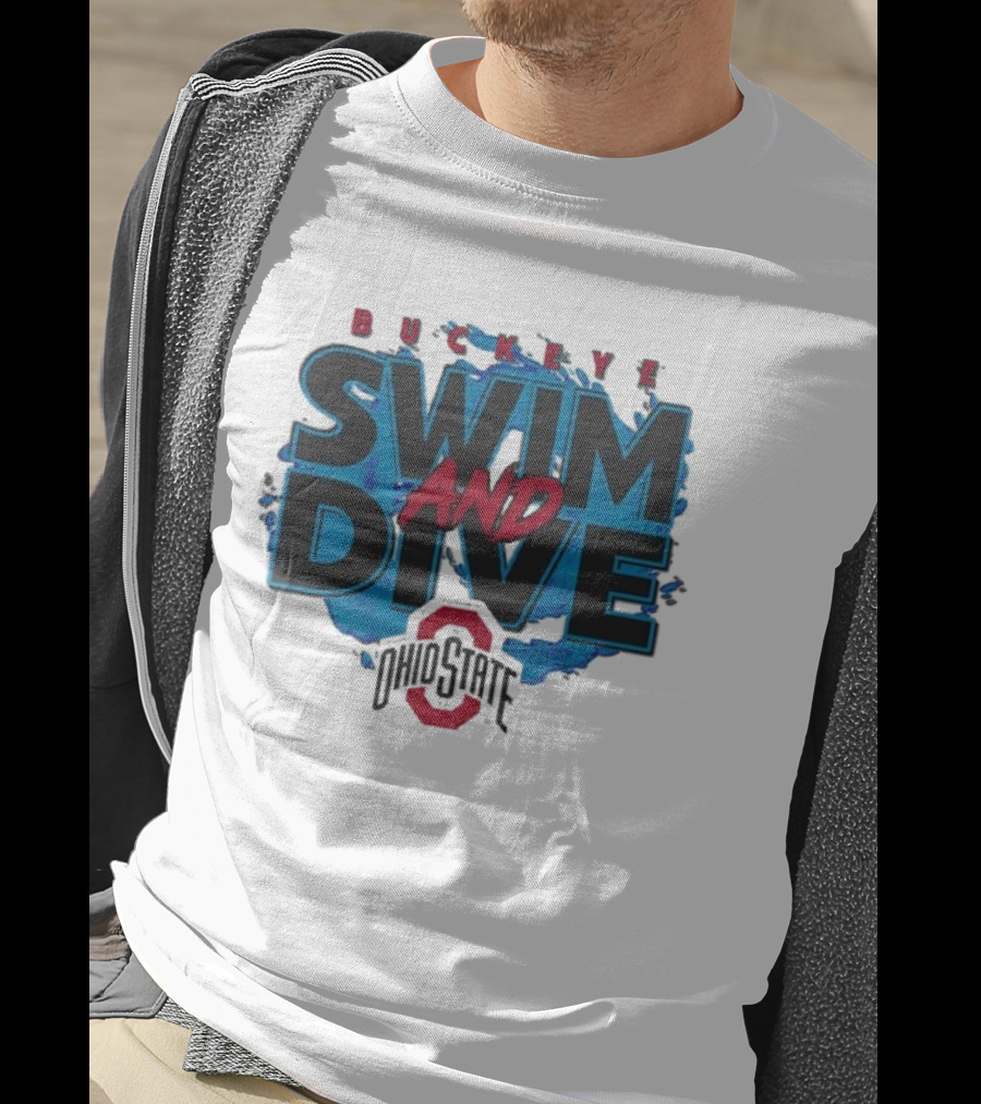 Ohio State Buckeyes Swim And Dive Team Official Logo T-Shirt