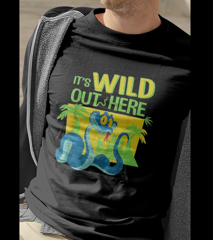 Zootopia 2 It's Wild Out Here Gary De’Snake Jungle Scene T-Shirt