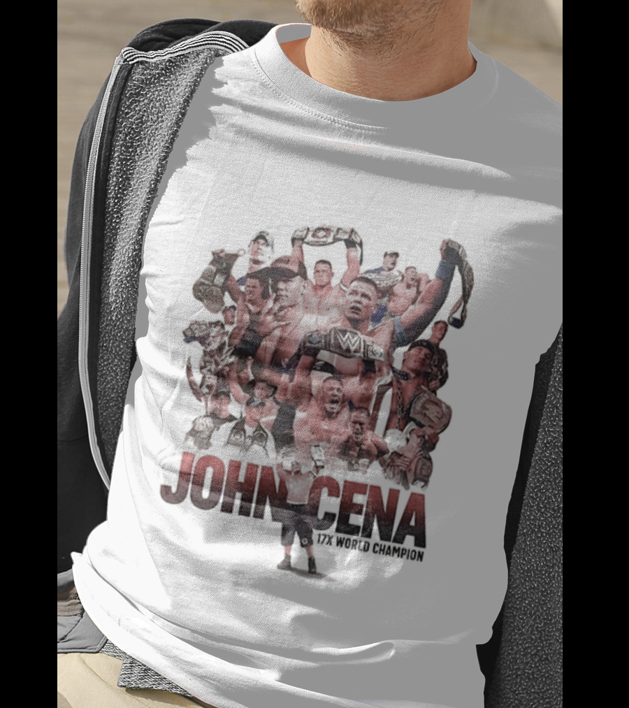 John Cena The World Champion WrestleMania 17th Championship T-Shirt