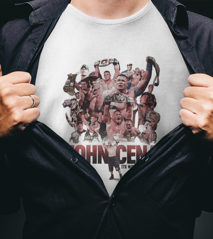 John Cena The World Champion WrestleMania 17th Championship T-Shirt
