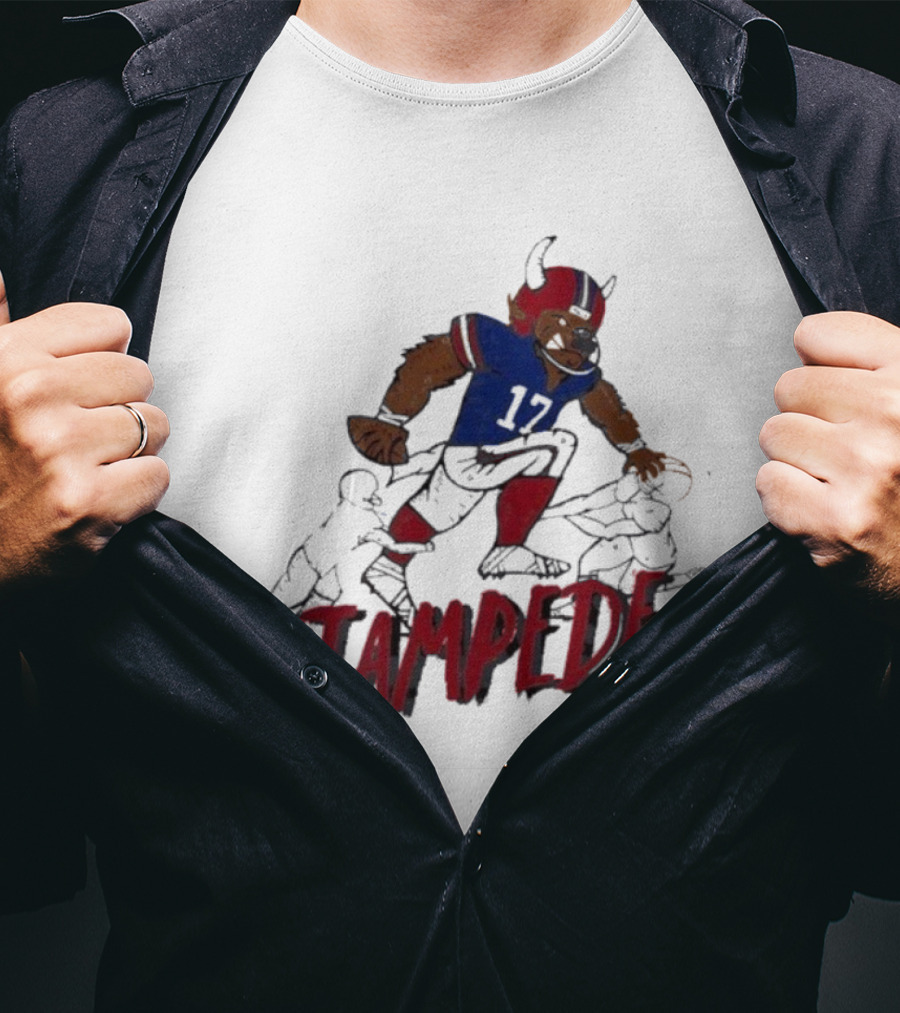 Stampede 17 Buffalo Bills Mascot Josh Allen T-Shirt