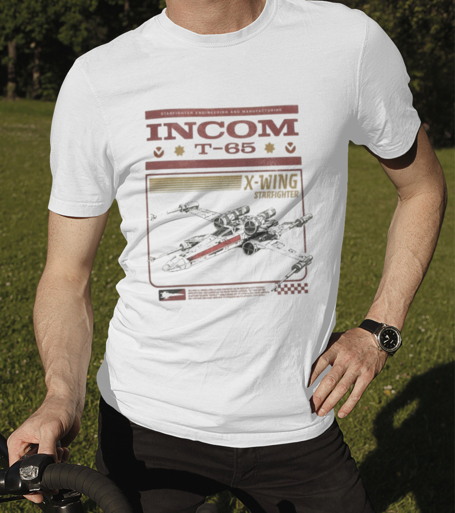Star Wars Incom T-65 X-Wing Starfighter Legendary Pilot Assault Squadron T-Shirt