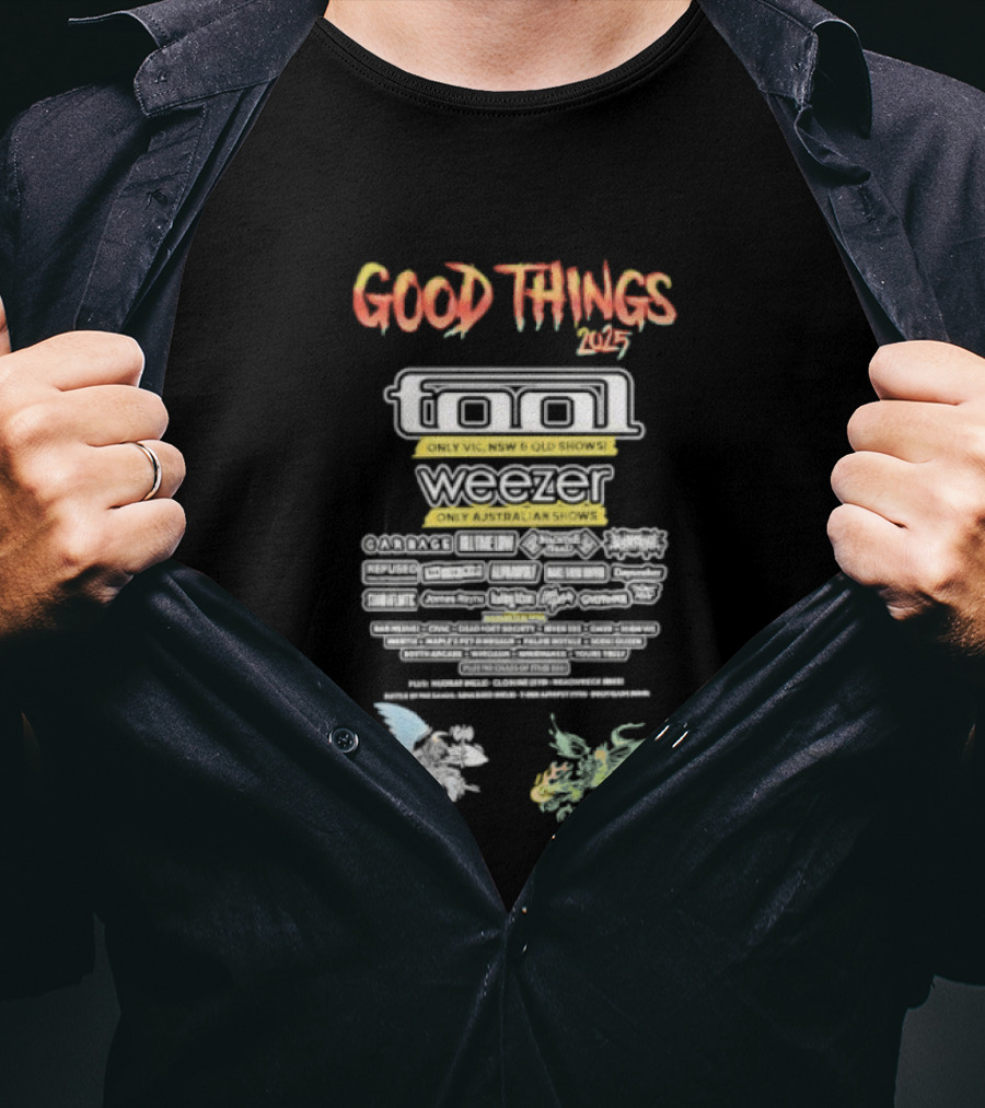 Good Things Festival Australia New Zealand 2025 Full Lineup December 5-7 T-Shirt