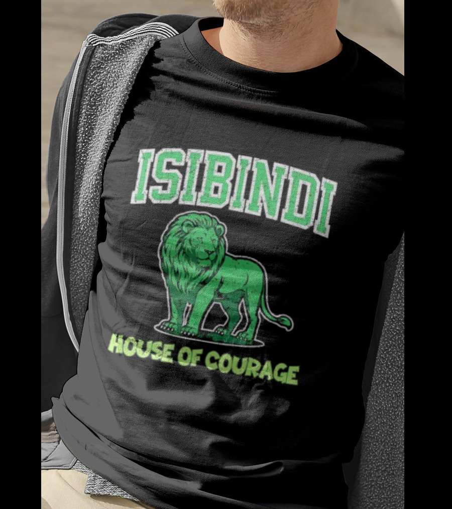 Isibindi Green Lion House Of Courage T-Shirt