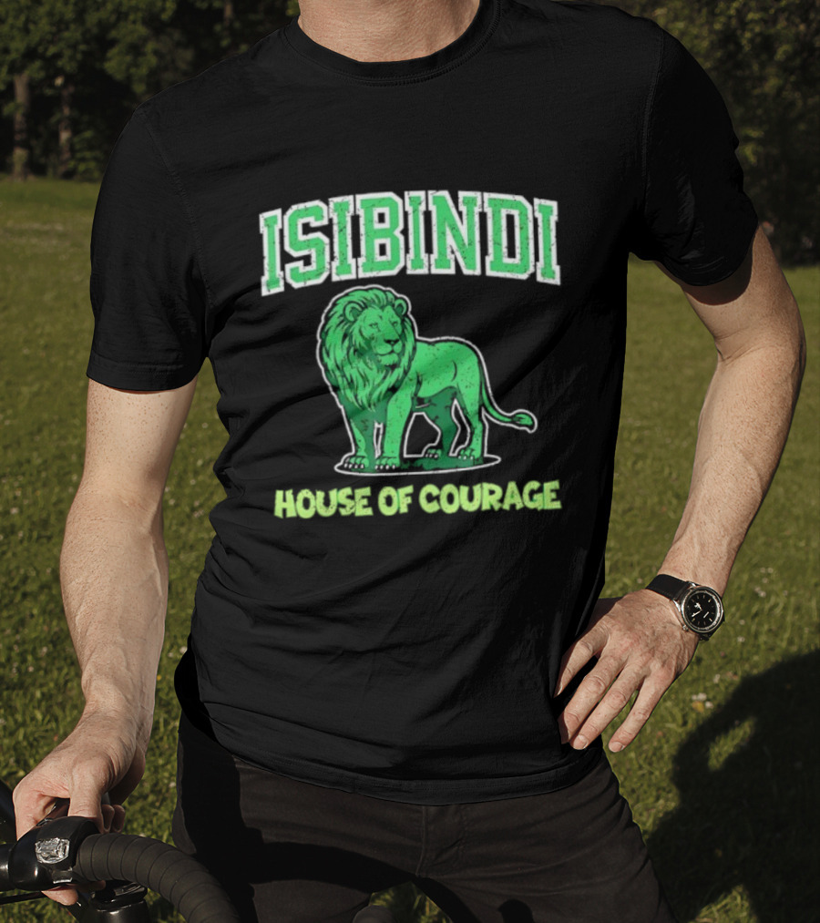 Isibindi Green Lion House Of Courage T-Shirt