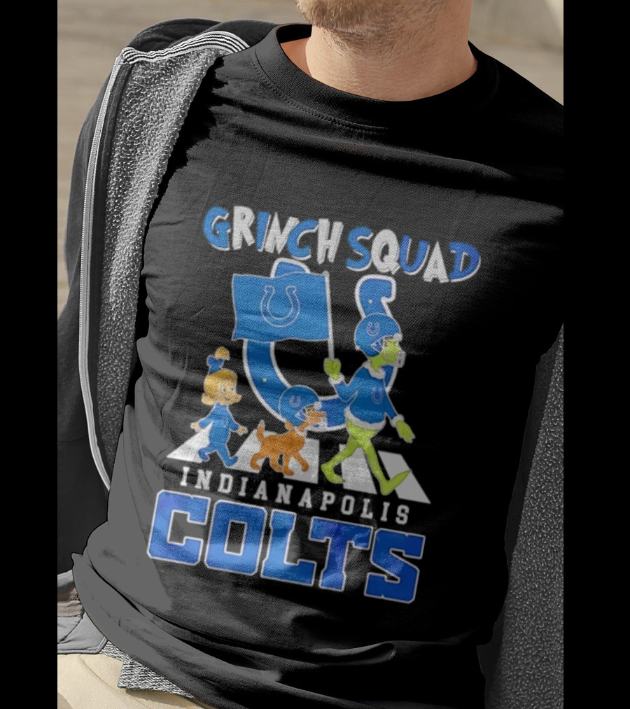 Grinch Squad Indianapolis Colts Fan Parade T-Shirt