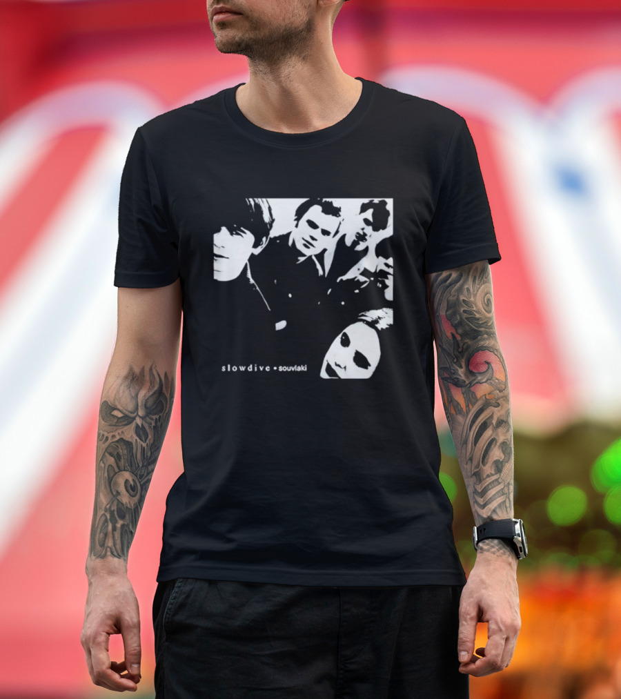 Slowdive Souvlaki Neil Halstead Rachel Goswell Nick Chaplin Christian Savill Simon Scott Band T-Shirt