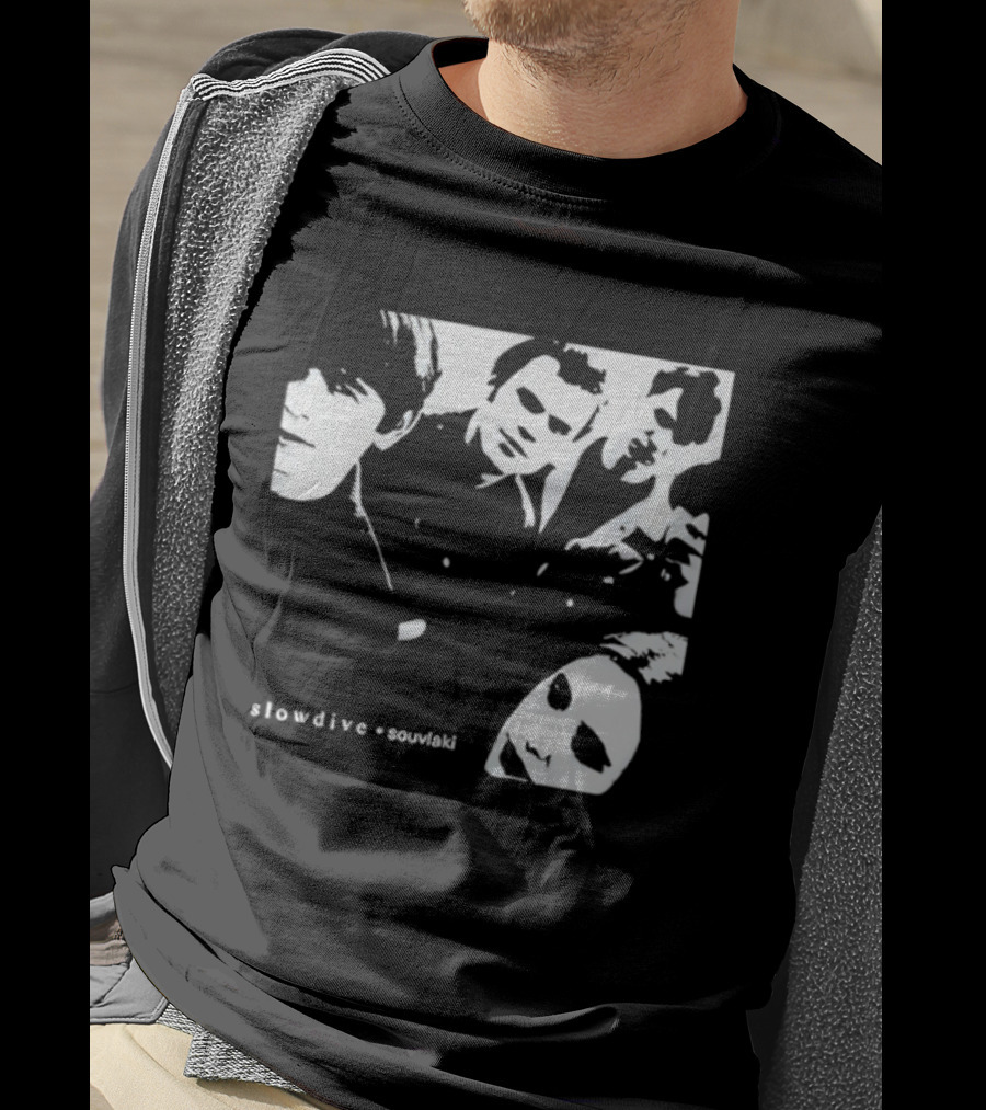 Slowdive Souvlaki Neil Halstead Rachel Goswell Nick Chaplin Christian Savill Simon Scott Band T-Shirt