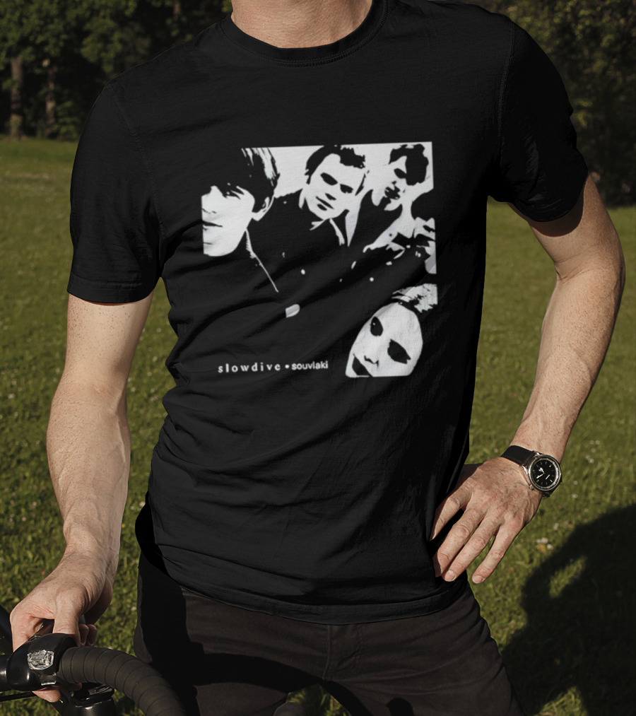 Slowdive Souvlaki Neil Halstead Rachel Goswell Nick Chaplin Christian Savill Simon Scott Band T-Shirt