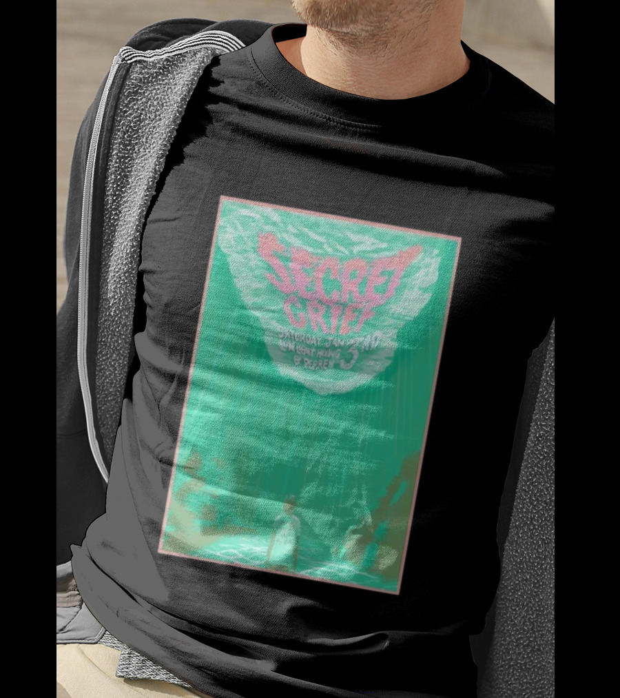 Secret Grief Concert With Low Light Hikes & Perren Grand Rapids Jan 3 2026 T-Shirt