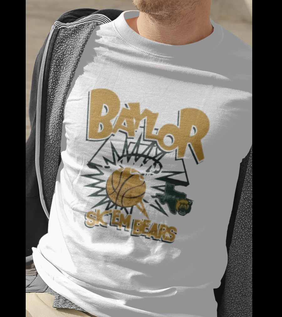Baylor Basketball Sic ’em Bears Slam Dunk T-Shirt