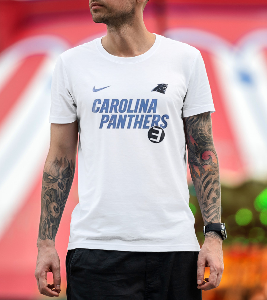 Nike Carolina Panthers Eminem Collaboration T-Shirt
