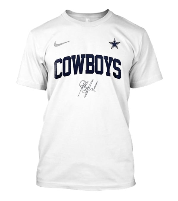 Cowboys Barry Manilow Signature Star Once Before I Go T-Shirt