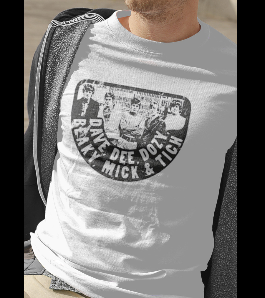 Dave Dee Dozy Beaky Mick And Tich Retro Band Name T-Shirt
