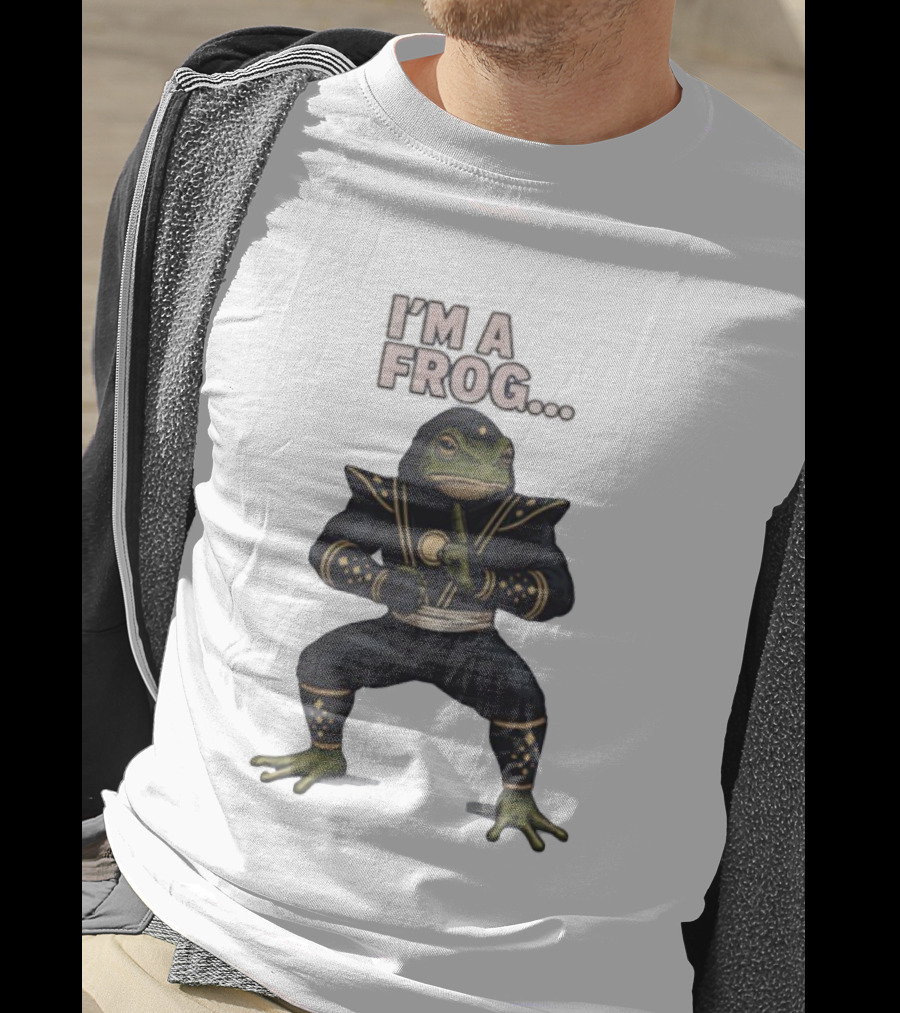 I'm A Frog Black Ranger Frog Ranger Stance Novelty T-Shirt
