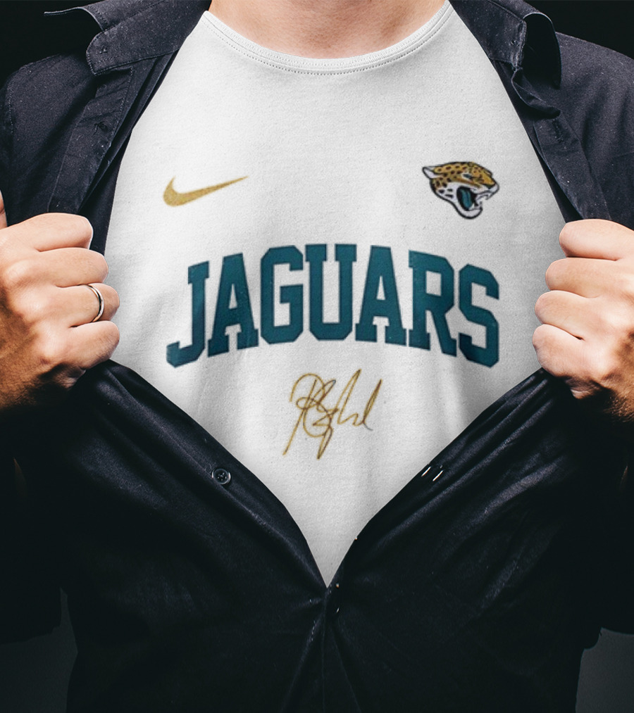 Barry Manilow Once Before I Go Jacksonville Jaguars Signature Nike Edition T-Shirt