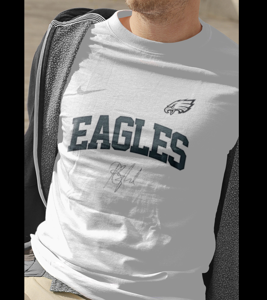 Philadelphia Eagles Barry Manilow Once Before I Go Signature T-Shirt