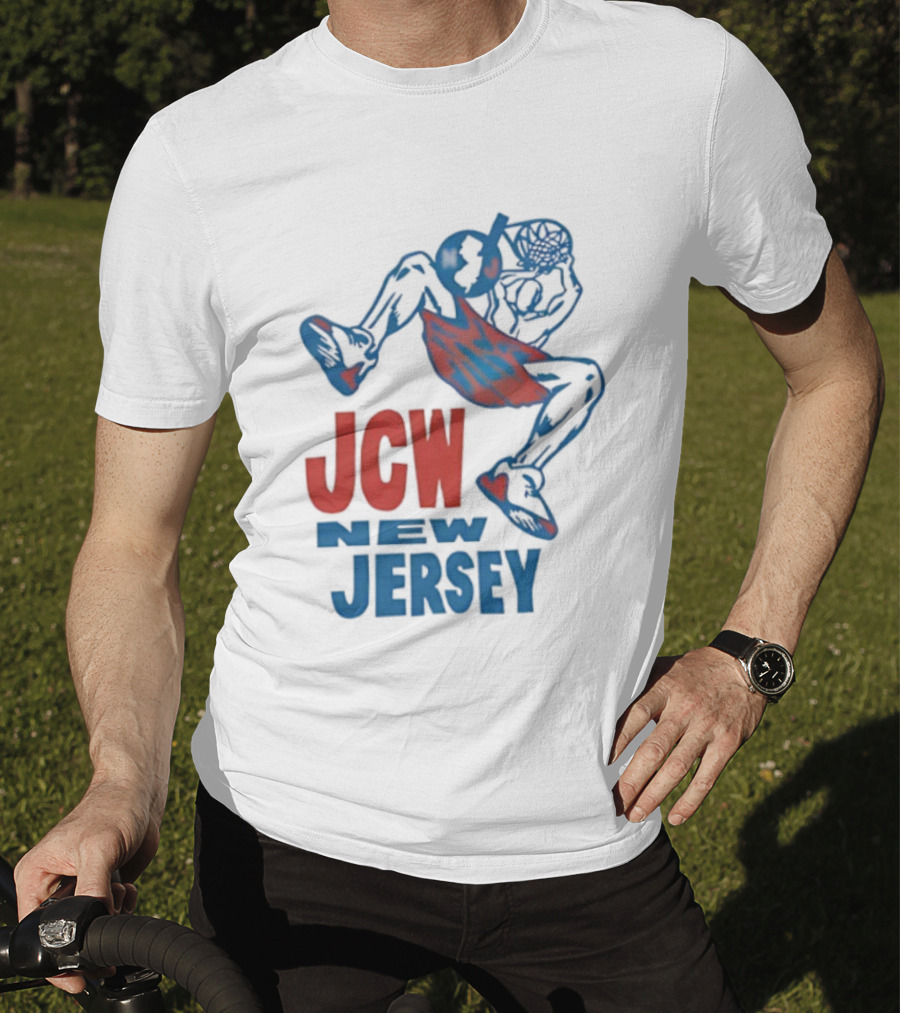 JCW Juggalo Championship Wrestling New Jersey Vintage Basketball Aesthetic T-Shirt