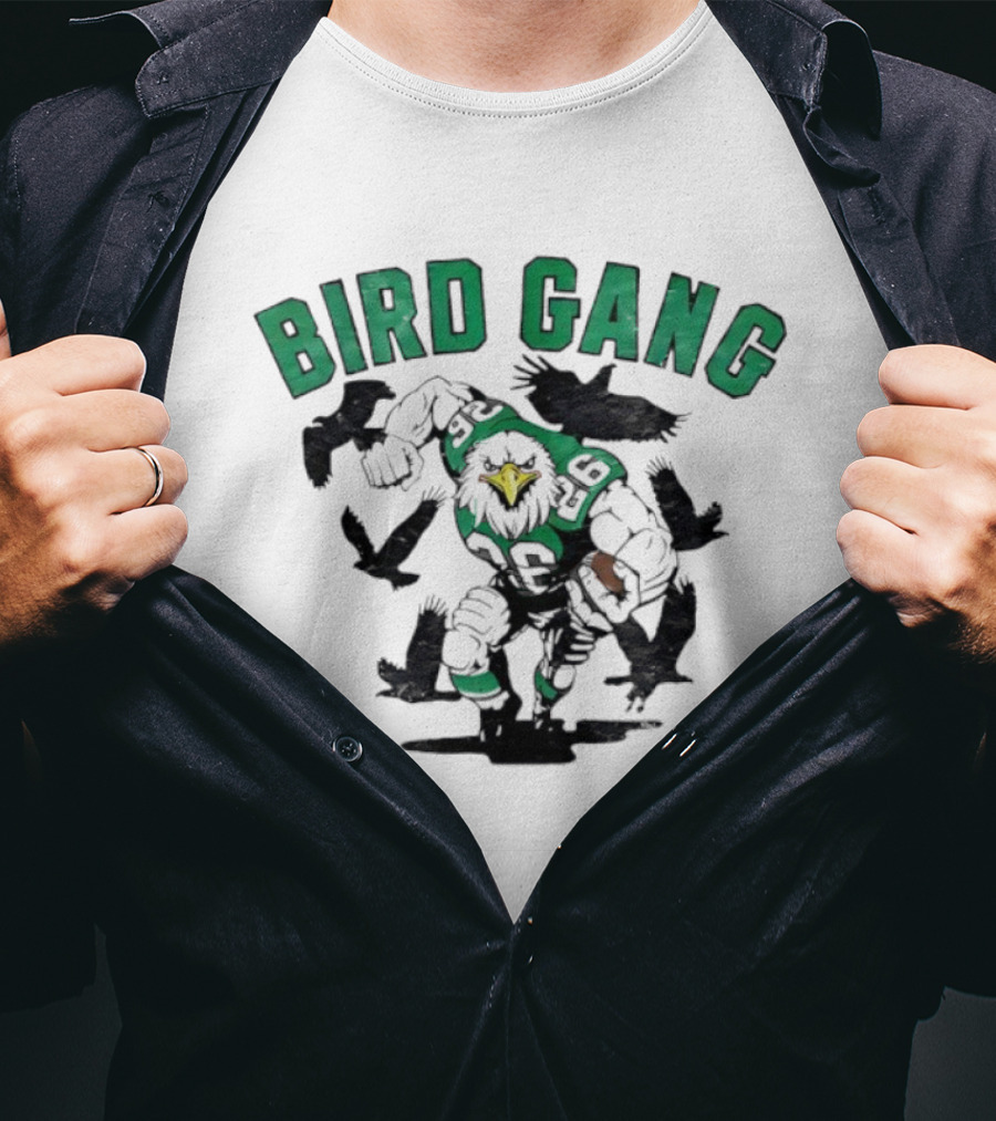 Philadelphia Eagles Bird Gang Saquon Barkley Football Graphic T-Shirt