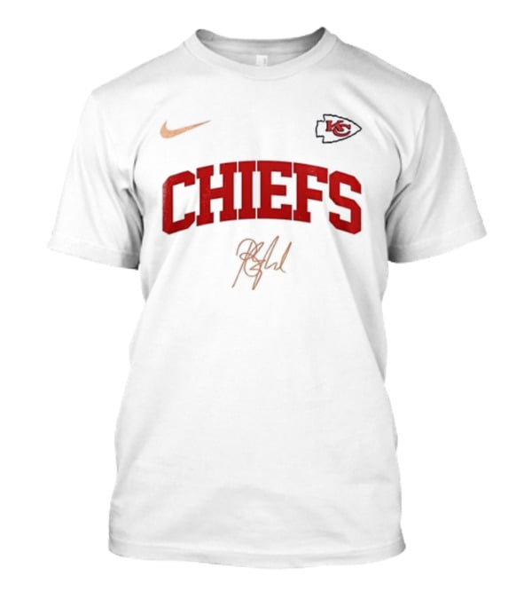 Kansas City Chiefs Nike KC Arrowhead Barry Manilow Signature T-Shirt