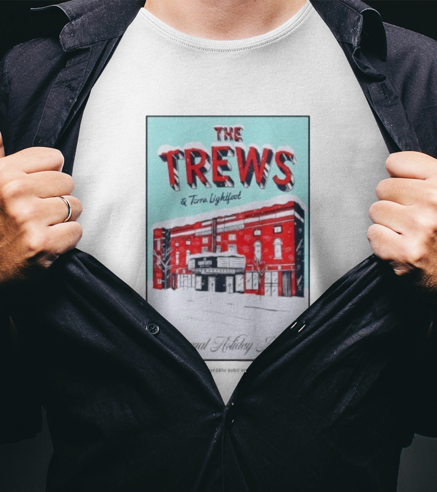 The Trews Terra Lightfoot Annual Holiday Bash Danforth Music Hall December 6 2025 Concert T-Shirt