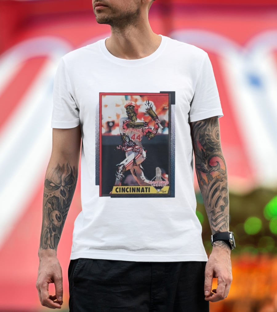 Zombie Elly De La Cruz Cincinnati Reds 44 Anonymous NeRFD00 It’s A Whole New Ballgame T-Shirt