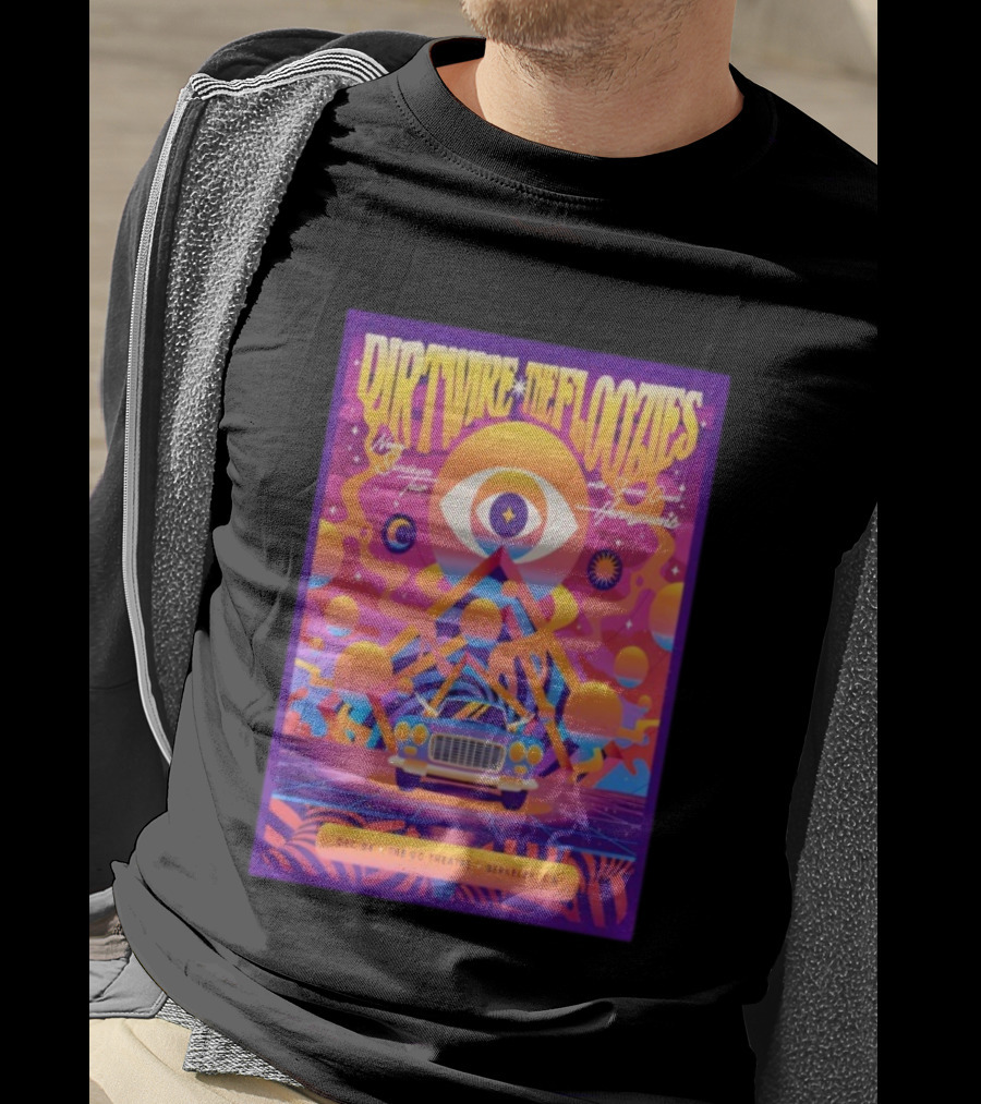 Dirtwire The Floozies UC Theatre Berkeley California December 6th 2025 Surreal Dream Tour Cosmic Vibrations Honeycomb T-Shirt