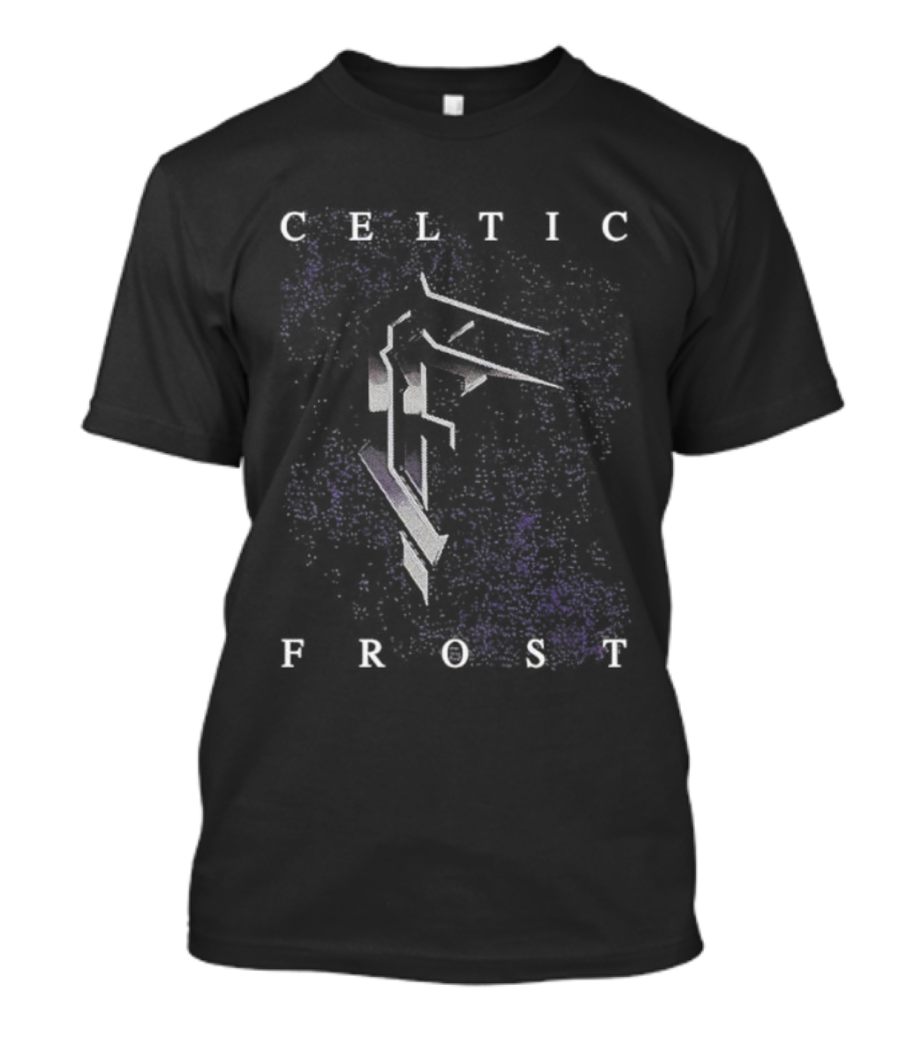 Celtic Frost Heavy Metal Band Symbol Purple Abstract T-Shirt