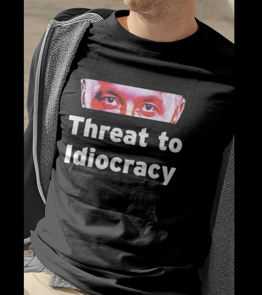 Elon Musk Eyes Threat To Idiocracy T-Shirt