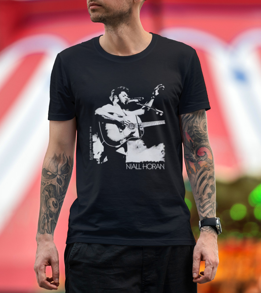 Niall Horan Flicker World Tour 2018 Acoustic Illustration T-Shirt