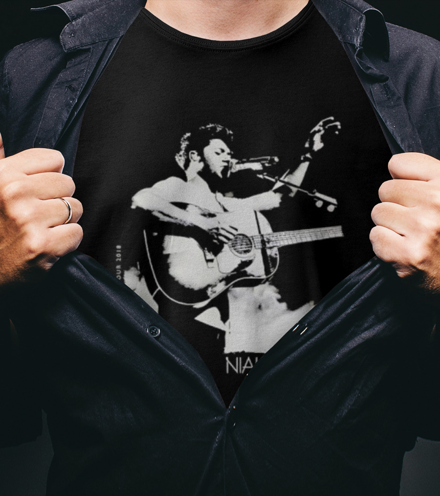 Niall Horan Flicker World Tour 2018 Acoustic Illustration T-Shirt