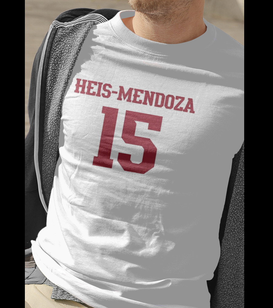 HEIS-MENDOZA 15 Team Spirit Number Jersey T-Shirt