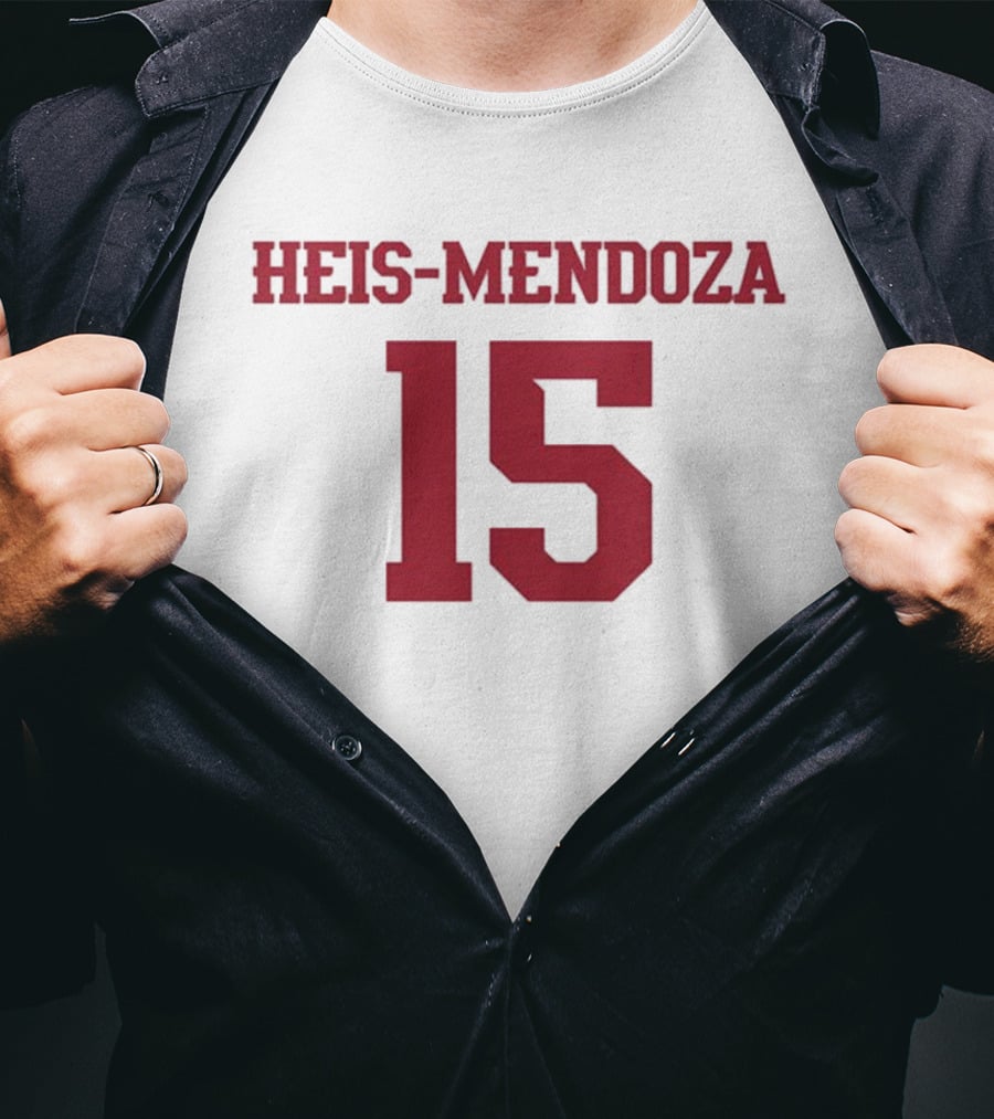 HEIS-MENDOZA 15 Team Spirit Number Jersey T-Shirt