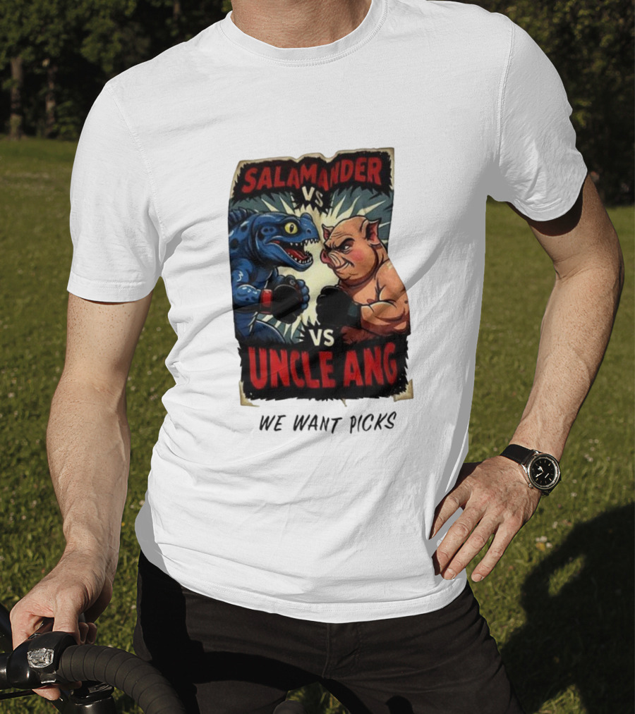 Salamander Vs Uncle Ang Boxing Showdown T-Shirt